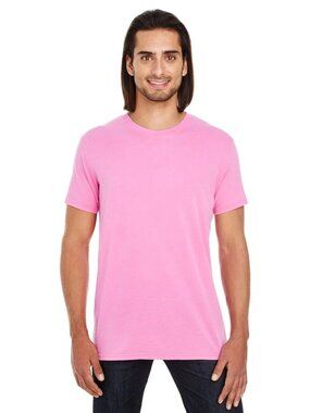 Threadfast Men's Pigment-Dye Short-Sleeve Pink T-Shirt